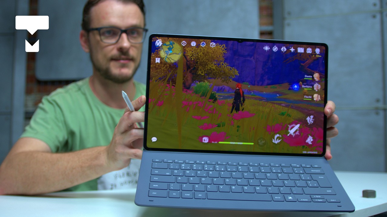 Miniatura da avaliação em vídeo de Caneta Samsung S Pen para Galaxy Tab S11 e S11 Ultra