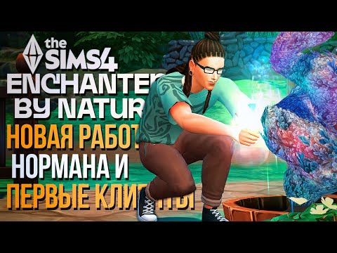 РАБОТА ЗНАХАРЯ, НО ЧТО-ТО ПОШЛО НЕ ТАК // 'ВОЛШЕБСТВО ПРИРОДЫ' // The Sims 4 Enchanted by Nature