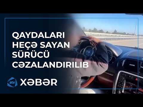 Övladını qucağında oturdub qəza təhlükəsi yaratdı