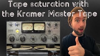 Video thumbnail for Tape saturation with the Kramer master tape by DiNamix studios