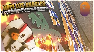 Bape Los Angeles 1 Year Anniversary Trip (Short Vlog) + unboxing.