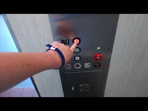 Original 1981 General Oiltronic Hydraulic Elevator at The Seven Seas Resort in Daytona Beach, FL