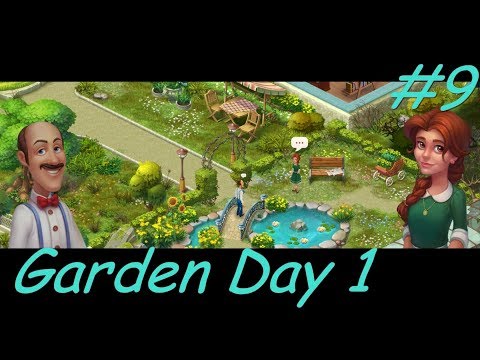 HOMESCAPES - Story Walkthrough - Gameplay Part #9 - Garden - Day 1 (iOS, Android)