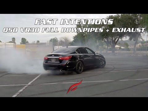 Q50 Fly-By: Fast Intentions Exhaust and Downpipes