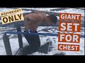 GIANT SET FOR CHEST GAINS | BODYWEIGHT ONLY TRAINING | HIGH VOLUME, HIGH TIME UNDER TENSION