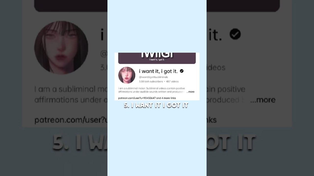 Most Trusted/loved Subliminal channels on YouTube 🎀 @baejincafe @crystiee @wonyangi and more..