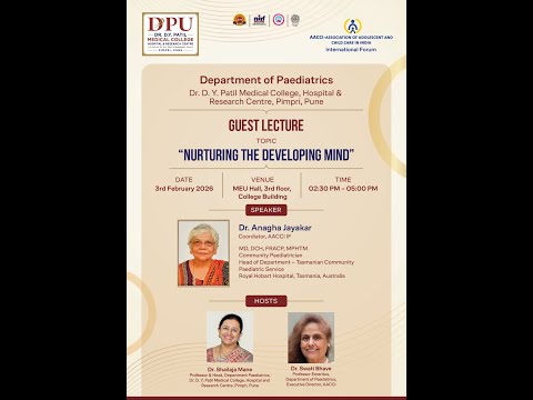 NURTURING THE DEVELOPMENT MIND [3-2-2026]