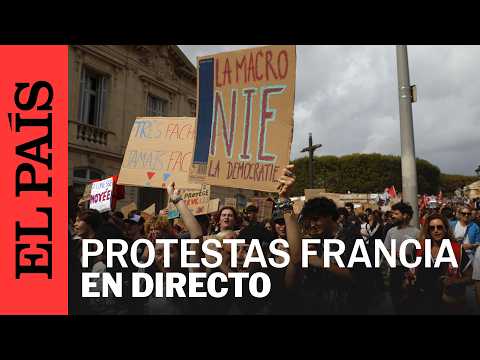DIRECTO | Protestas estudiantiles en Estrasburgo, Francia | ELPAÍS