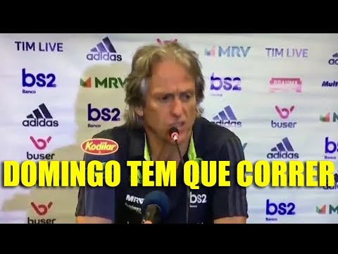 JORGE JESUS ENTREVISTA DESCANSAR PRA QUE?