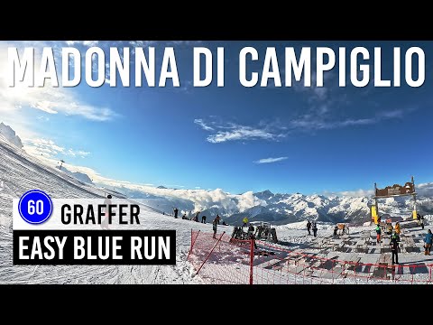 Easy Blue Piste 60 in Madonna di Campiglio, Dolomiti di Brenta
