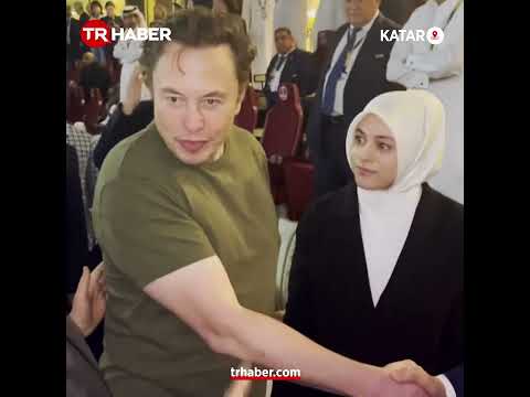 Elon Musk ve Cumhurbaşkanı Erdoğan'ın samimi anları! #elonmusk #shorts #erdoğan #twitter #qatar2022