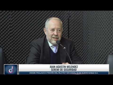 Seremi de Seguridad Juan Agustín Meléndez - Entrevistas en Hora 13