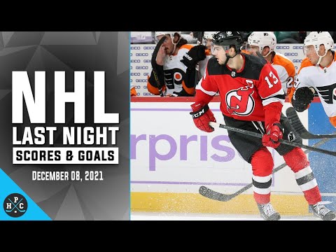 NHL Last Night: All 25 Goals and Scores on December 8, 2021