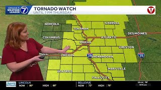 Severe thunderstorms possible for Omaha area Thursday