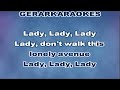 Lady, Lady, Lady - Joe Esposito - Karaoke