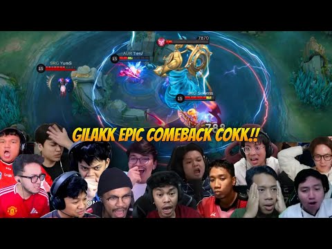 Epic Comeback Srg Vs Aurora Turkey!!! Reaksi Streamers ID dan MY (Match 2)
