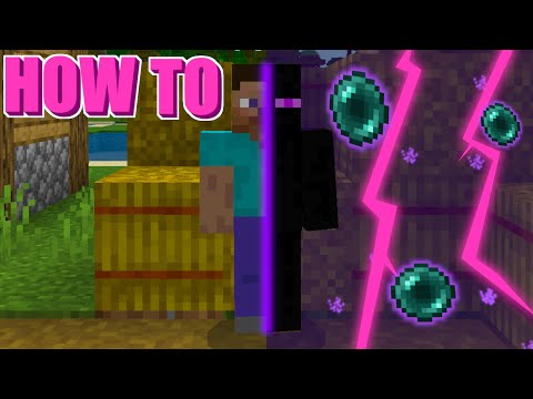 How To Become An Enderman in MCPE 1.17! - Minecraft...