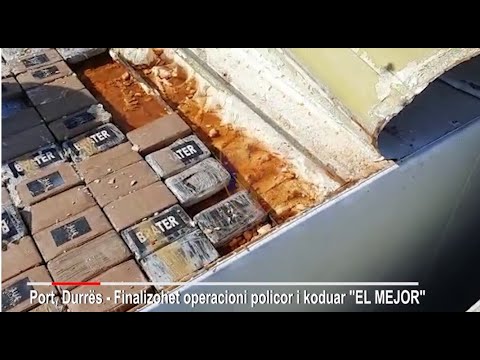 Dosja.al- "El mejor", pamjet nga operacioni që sekuestroi 200 kg kokainë në konteiner