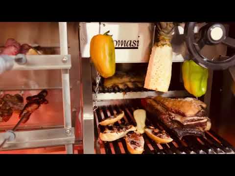 Jumbo Charcoal Grill Rotisserie