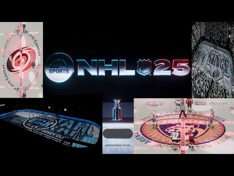 NHL 25 | Sports Game Arenas and All Team Intros 🏟 🏒