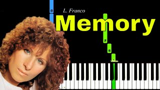 Memory Barbra Streisand easy piano