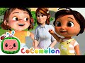 Heads Shoulders Knees And Toes With Nina CoComelon Nursery Rhymes With Nina