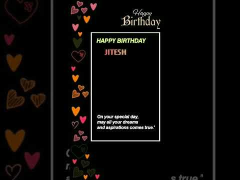 #Happy birthday to you Jitesh