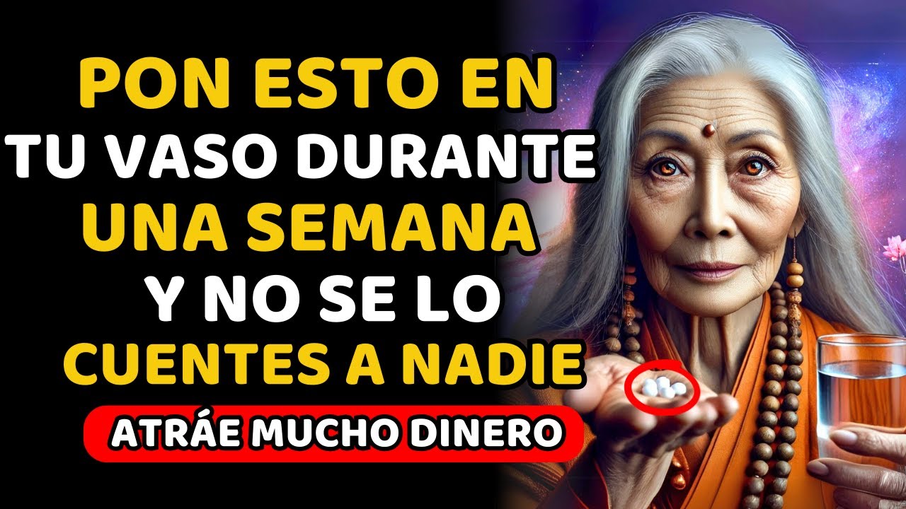 ¡Pon ESTO en TU VASO el MES DE ENERO DE 2025 y Gana Mucho Dinero! | Enseñanzas Budistas