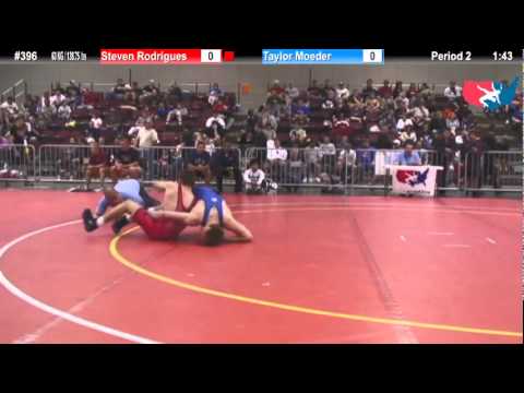 FILAJRFS: 63 KG / 138.75 lbs: Steven Rodrigues (Illini WC) vs. Taylor Moeder (HRWA)