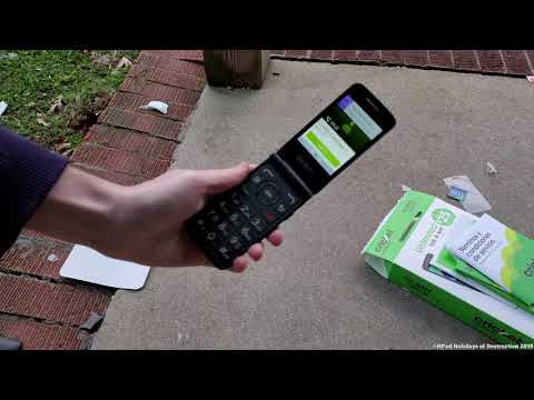 Alcatel QuickFlip Phone Destruction