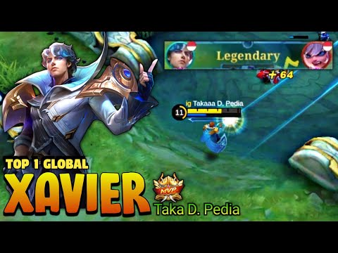 91,9% WINRATE! Xavier Midlane Full Magic Damage Build | Top 1 Global Xavier By Taka D. Pedia - MLBB