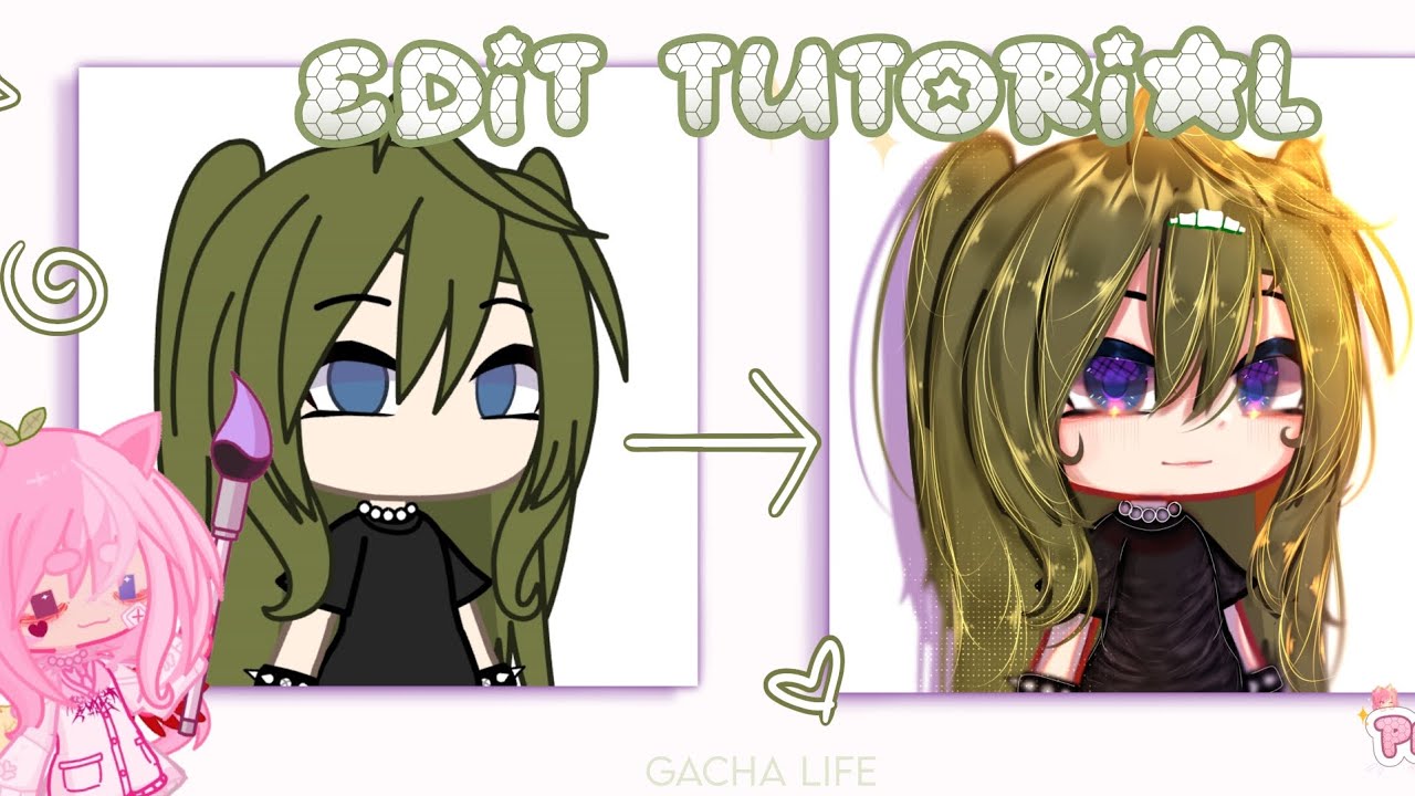 🍓| Gacha Life Edit Tutorial-!¡ İbis PaintX🖌️| 40k special | And brush codes | How to make edit#Pnkix
