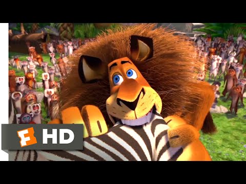 Madagascar (2005) - Alex Goes Crazy Scene (7/10) | Movieclips