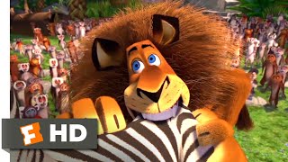 Madagascar (2005) - Alex Goes Crazy Scene (7/10)  