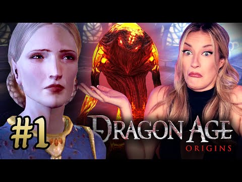 My FIRST Dragon Age Game! | Dragon Age Origins Blind Playthrough in 2025 | basicwitgirl