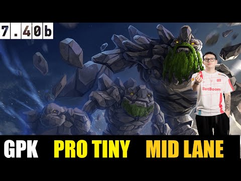GPK [TINY] MID 7.40B- DOTA 2 HIGHEST MMR MATCH#dota2gameplay   #dota2 #gpk