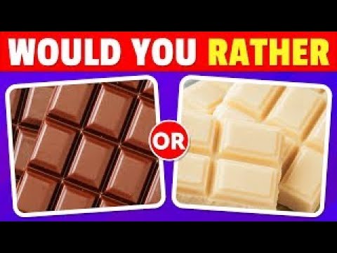 Would You Rather....CHOCOLATE EDITION  🍫🍫🍦 Tutor Christabel