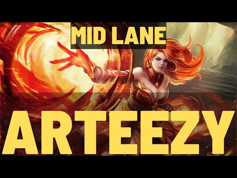 2️⃣ Arteezy Lina Mid Player Perspective 🔥 | 7.34b Full Gameplay #dota2