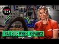How to Fix A Wobbly Bicycle Wheel | Trailside MTB Repair