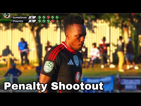 ORLANDO PIRATES VS SUPERSPORT UNITED PENALTY SHOOTOUT NEDBANK CUP