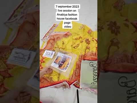 7September 2023 live session anabiya Fashion house on face book page part 1#youtubeshorts #shorts