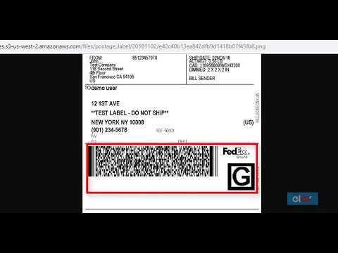 Part of a video titled How to Print FedEx Shipping Labels on your WooCommerce Store Order ...