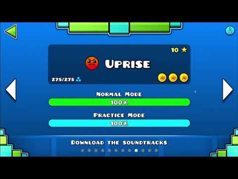 Geometry Dash Nostalgia 1.3 Level 9 100% | Uprise by Captain Mink #1 {3 Coins}