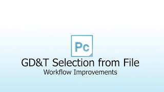 PC-DMIS 2020 R2 – GD&T Selection from File