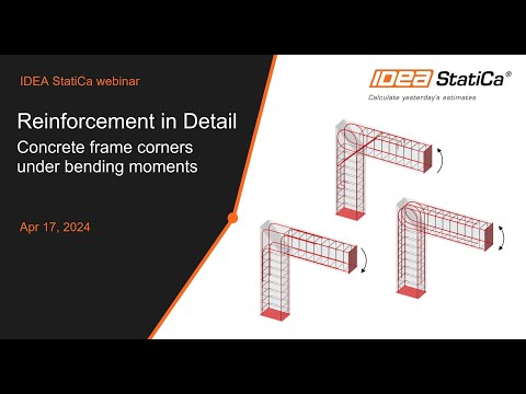 Reinforcement in Detail - Concrete frame corners under bending moments