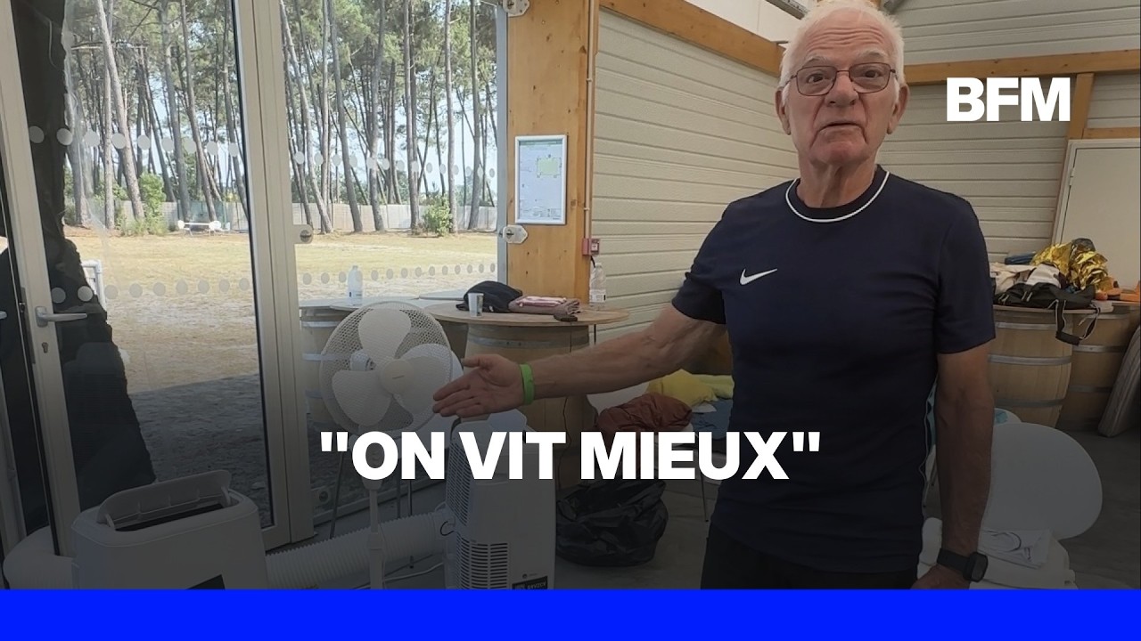 Face aux fortes chaleurs, les centres d'accueil pour les sinistrés des incendies s'adaptent