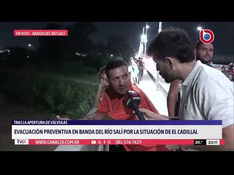 Crece el caudal del Río Salí y realizan evacuaciones preventivas en Tucumán