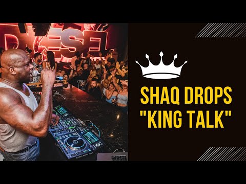 Is Shaq restarting his music career with "King talk"?