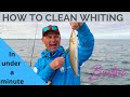 How to clean a whiting for perfect boneless fillets