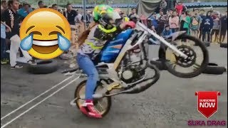 Download lagu LUCU NGAKAK ! Kumpulan kejadian Start lucu Drag Resmi terbaru mp3